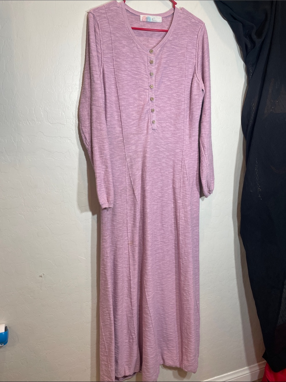 Free People Long Sleeve Maxi Dress in Lilac